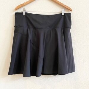 ATHLETA Ace Tennis Pickleball Skort 15.5 Inch Skirt Shorts Black Plus Size 1X